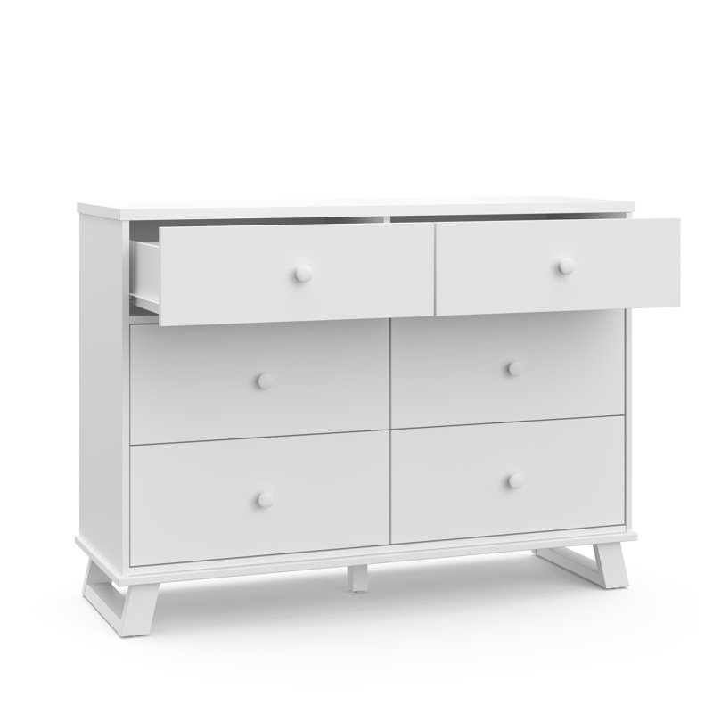 Storkcraft Modern 6 Drawer Double Dresser & Reviews Wayfair